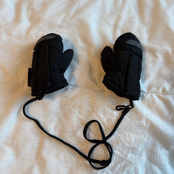 GANKA GKS11 Winter Mitts Black Size Small Outdoor - Picture 1 of 6